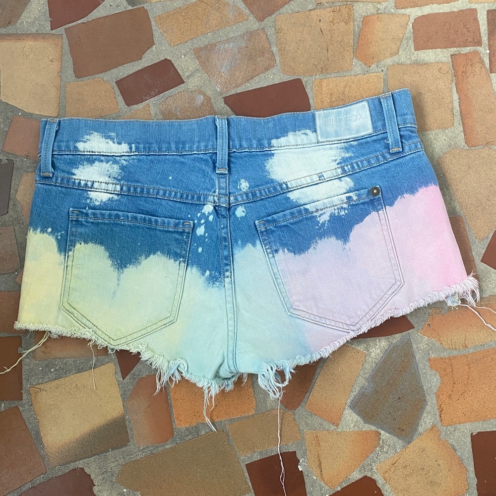Wildfox Frayed Lara Short In Wanderlust